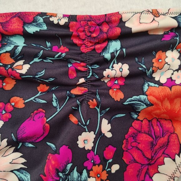 Shade & Share Floral Cheeky Halter Push-Up Bikini Bathing Suit Sz Small - Picture 7 of 9